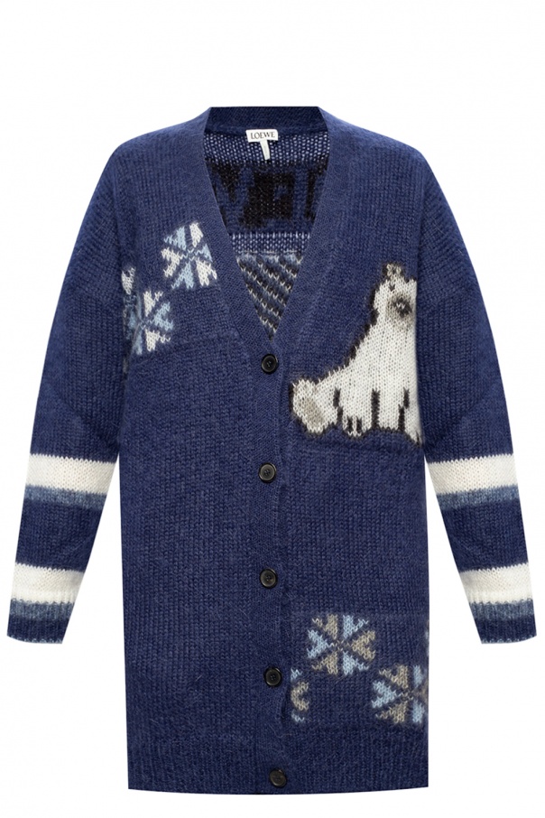 Loewe navy buying cardigan